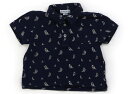 ラルフローレン Ralph Lauren ポロシャツ 80 男の子 ネイビー、ヨット柄 子供服 ベビー服 キッズ アウトレット ユーズド 【中古】キッズ・ベビー・マタニティ