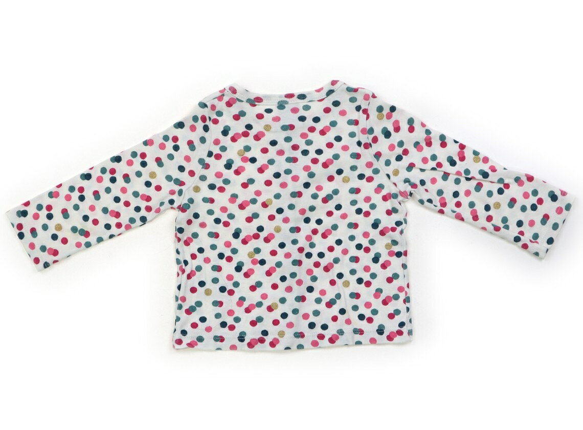 プチバトー PETIT BATEAU カーディガン 70 女の子 グリーン系・ピンク系・ゴールド...