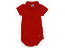プチバトー PETIT BATEAU ロンパース 60 男の子 ブラッドオレンジ 子供服 ベビー服 キッズ アウトレット ユーズド 【中古】キッズ・ベビー・マタ...