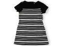 べべ BeBe ワンピース 120 女の子 黒白、ボーダー 子供服 ベビー服 キッズ アウトレット ユーズド 【中古】キッズ・ベビー・マタニティ(4)