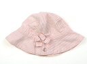 プチバトー PETIT BATEAU 帽子 Hat/Cap 女の子 ピンク白ストライプ 子供服 ベビー服 キッズ アウトレット ユーズド 【中古】キッズ・ベビー...
