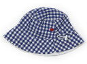 ミキハウス miki HOUSE 帽子 Hat/Cap 男の子 白、紺、チェック 子供服 ベビー服 キッズ アウトレット ユーズド 【中古】キッズ・ベビー・マタ...
