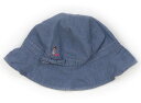 ミキハウス miki HOUSE 帽子 Hat/Cap 女の子 ブルー、白紺ドット 子供服 ベビー服 キッズ アウトレット ユーズド 【中古】キッズ・ベビー・マ...