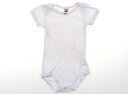 プチバトー PETIT BATEAU ロンパース 80 女の子 薄ブルー 子供服 ベビー服 キッズ アウトレット ユーズド 【中古】キッズ・ベビー・マタニティ