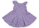 メゾピアノ mezzo piano ワンピース 110 女の子 紫 星柄 子供服 ベビー服 キッズ アウトレット ユーズド 【中古】キッズ・ベビー・マタニティ(4)