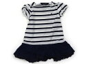 ラルフローレン Ralph Lauren ワンピース 80 女の子 白、紺、ボーダー 子供服 ベビー服 キッズ アウトレット ユーズド 【中古】キッズ・ベビー・マタニティ(4)