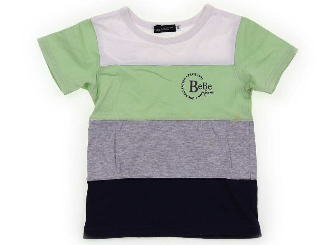 べべ BeBe Tシャツ・カットソー 100 男の子 白、黄緑、グレー、ネイビー 子供服 ベビー服 キッズ アウトレット ユーズド 【中古】キッズ・ベビー・マタニティ