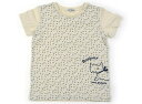 ポンポネット pom ponette Tシャツ・カットソー 140 女の子 クリーム・花柄・犬 子供服 ベビー服 キッズ アウトレット ユーズド 【中古】キッズ・ベビー・マタニティ
