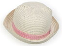 ホットビスケッツ Hot Biscuits 帽子 Hat/Cap 女の子 ホワイトベージュ、ピンク、ドット 子供服 ベビー服 キッズ アウトレット ユーズド 【...