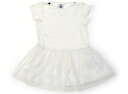 プチバトー PETIT BATEAU ワンピース 70 女の子 白 子供服 ベビー服 キッズ アウトレット ユーズド 【中古】キッズ・ベビー・マタニティ(4)