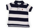 ポロラルフローレン POLO RALPH LAUREN ポロシャツ 80 男の子 紺白ボーダー、赤 子供服 ベビー服 キッズ アウトレット ユーズド 【中古】キッズ・ベビー・マタニティ