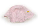 ミキハウス miki HOUSE 帽子 Hat/Cap 女の子 ピンク、白 子供服 ベビー服 キッズ アウトレット ユーズド 【中古】キッズ・ベビー・マタニティ