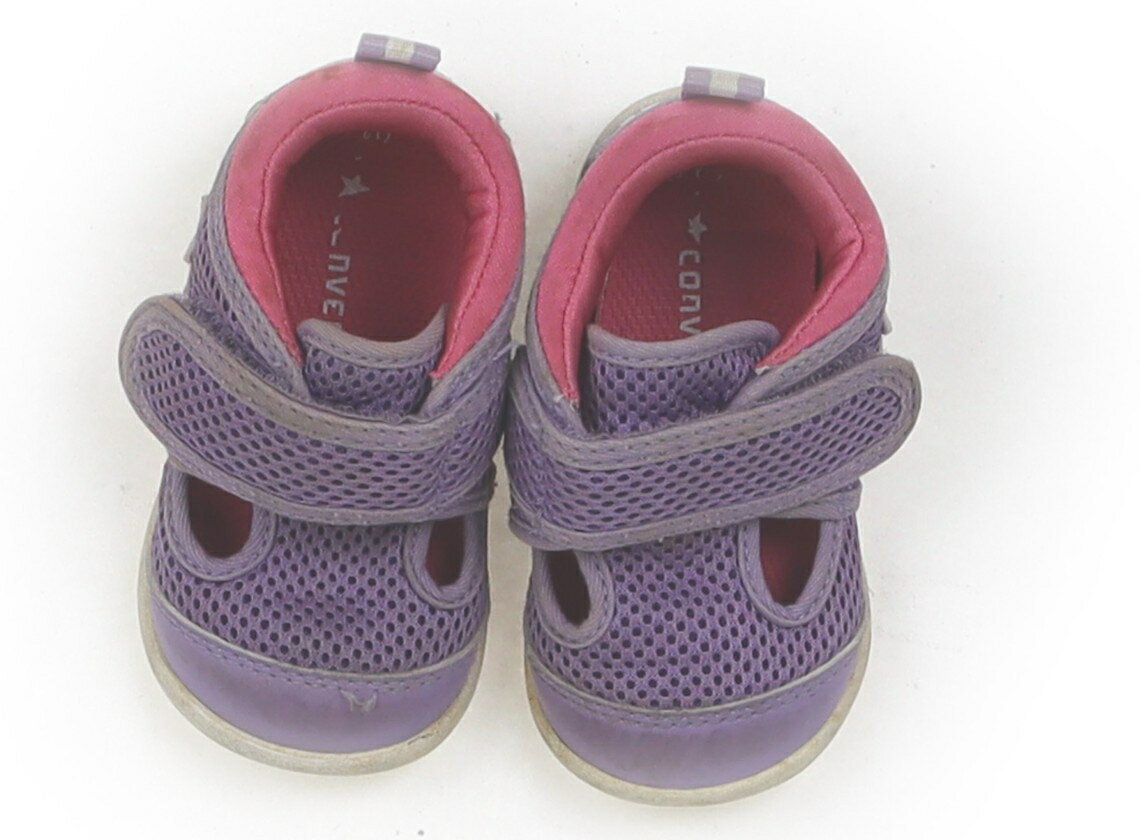 Sneakers - コンバース CONVERSE スニーカー 靴12cm～ 女の子 パープル・ピンク 子供服 ベビー服 キッズ アウトレット ユーズド 【中古】キッズ・ベビー・マタニティ