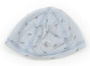 プチバトー PETIT BATEAU 帽子 Hat/Cap 男の子 水色、シカ柄 子供服 ベビー服 キッズ アウトレット ユーズド 【中古】キッズ・ベビー・マタ...