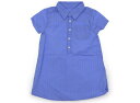 ビームス BEAMS ワンピース 90 女の子 水色、白ドット 子供服 ベビー服 キッズ アウトレット ユーズド 【中古】キッズ・ベビー・マタニティ(4)