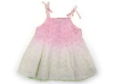 モナリザ MONNALISA ワンピース 70 女の子 ライトグリーン・ピンク 子供服 ベビー服 キッズ アウトレット ユーズド 【中古】キッズ・ベビー・マタニティ(4)