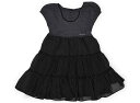 ポンポネット pom ponette ワンピース 130 女の子 グレー・ブラック・ホワイト・ドット 子供服 ベビー服 キッズ アウトレット ユーズド 【中古】キッズ・ベビー・マタニティ(4)