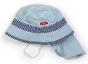 ホットビスケッツ Hot Biscuits 帽子 Hat/Cap 女の子 水色、青白チェック 子供服 ベビー服 キッズ アウトレット ユーズド 【中古】キッズ・...