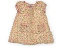 プチバトー PETIT BATEAU ワンピース 60 女の子 パステルイエロー、ピンク系花柄 子供服 ベビー服 キッズ アウトレット ユーズド 【中古】キッズ・ベビー・マタニティ(4)