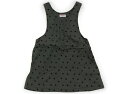 ティンカーベル TINKERBELL ジャンパースカート 120 女の子 カーキ、黒、星柄 子供服 ベビー服 キッズ アウトレット ユーズド 【中古】キッズ・ベ...