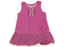 ティンカーベル TINKERBELL ワンピース 80 女の子 ピンク、チェック、グレー系 子供服 ベビー服 キッズ アウトレット ユーズド 【中古】キッズ・ベビー・マタニティ