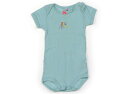 プチバトー PETIT BATEAU ロンパース 60 女の子 グリーン、マルチカラー 子供服 ベビー服 キッズ アウトレット ユーズド 【中古】キッズ・ベビー...