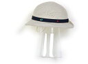 ファミリア familiar 帽子 Hat/Cap 女の子 クリーム、ネイビーリボン 子供服 ベビー服 キッズ アウトレット ユーズド 【中古】キッズ・ベビー・...