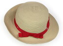 ファミリア familiar 帽子 Hat/Cap 女の子 ベージュ、赤 子供服 ベビー服 キッズ アウトレット ユーズド 【中古】キッズ・ベビー・マタニティ