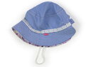 ミキハウス miki HOUSE 帽子 Hat/Cap 女の子 青、紫花柄 子供服 ベビー服 キッズ アウトレット ユーズド 【中古】キッズ・ベビー・マタニティ