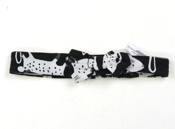 ネクスト NEXT ヘアアクセサリー ベビー用品 女の子 黒、白いウサギ柄 子供服 ベビー服 キッズ アウト..