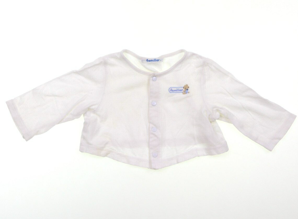 Cardigans - ファミリア familiar カーディガン 70 男の子 白 子供服 ベビー服 キッズ アウトレット ユーズド 【中古】キッズ・ベビー・マタニティ