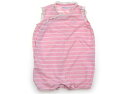 ラルフローレン Ralph Lauren ロンパース 80 女の子 ピンク×白×ボーダー 子供服 ベビー服 キッズ アウトレット ユーズド 【中古】キッズ・ベビ...