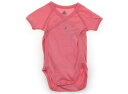 プチバトー PETIT BATEAU ロンパース 60 女の子 ピンク 子供服 ベビー服 キッズ アウトレット ユーズド 【中古】キッズ・ベビー・マタニティ(4)