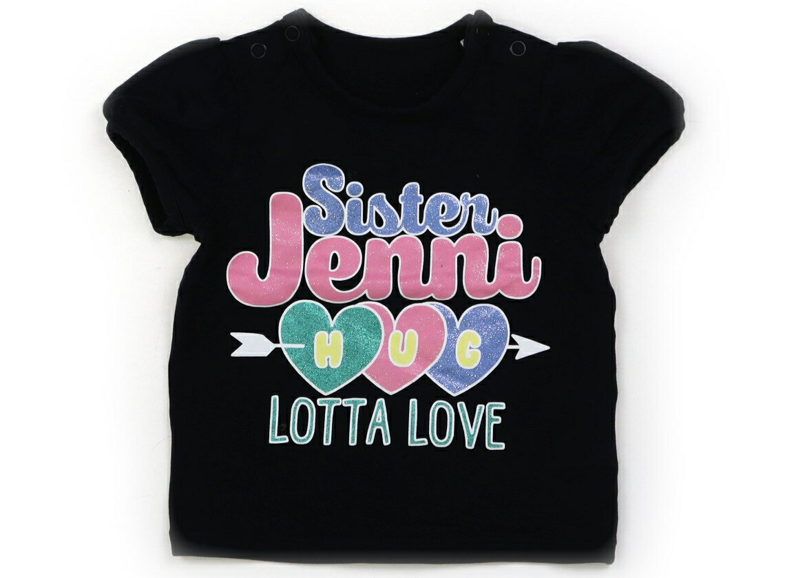ジェニィ JENNI Tシャツ・カットソー 90 女の子 黒 子供服 ベビー服 キッズ アウトレット ユーズド 【中古】キッズ・ベビー・マタニティ