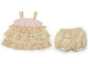 メゾピアノ mezzo piano 上下セット 70 女の子 黄色・ピンク 子供服 ベビー服 キッズ アウトレット ユーズド 【中古】キッズ・ベビー・マタニティ