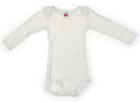 プチバトー PETIT BATEAU ロンパース 70 女の子 オフホワイト 子供服 ベビー服 キッズ アウトレット ユーズド 【中古】キッズ・ベビー・マタニテ...