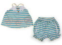 ベイビーチアー babyCheer 上下セット 70 女の子 水色 アイボリー 子供服 ベビー服 キッズ アウトレット ユーズド 【中古】キッズ・ベビー・マタニ...