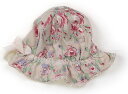 ジルスチュアート JILL STUART 帽子 Hat/Cap 女の子 ベージュ、ピンク花柄、アイボリー 子供服 ベビー服 キッズ アウトレット ユーズド 【中...
