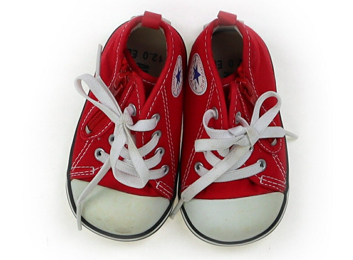 コンバース CONVERSE スニーカー 靴12cm～ 男の子 赤、白 子供服 ベビー服 キッズ アウトレット ユーズド 【中古】キッズ・ベビー・マタニティ