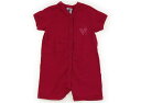 プチバトー PETIT BATEAU カバーオール 70 女の子 ショッキングピンク、ハート 子供服 ベビー服 キッズ アウトレット ユーズド 【中古】キッズ・ベビー・マタニティ(4)