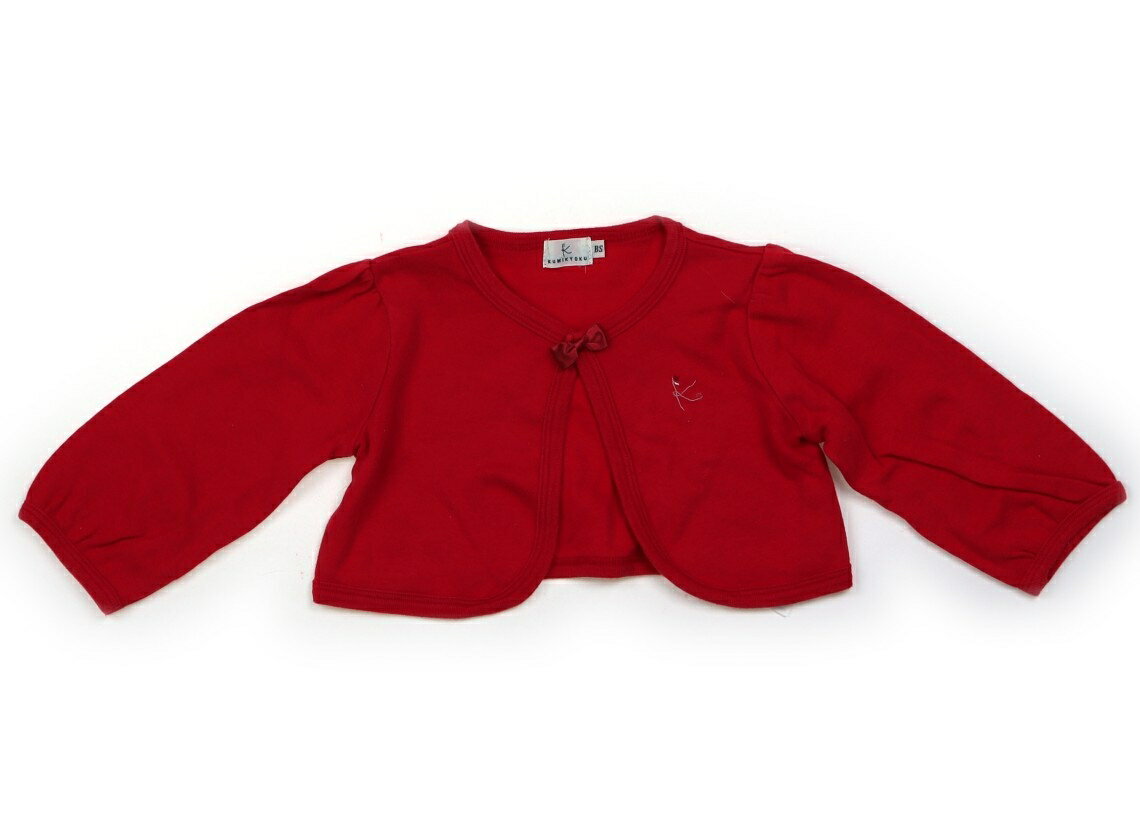 組曲 Kumikyoku カーディガン 70 女の子 赤 子供服 ベビー服 キッズ アウトレット ユーズド 【中古】キッズ・ベビー・マタニティ