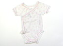 プチバトー PETIT BATEAU ロンパース 60 女の子 白、ピンク 子供服 ベビー服 キッズ アウトレット ユーズド 【中古】キッズ・ベビー・マタニティ