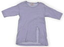プティマイン petit main Tシャツ・カットソー 100 女の子 薄アイスブルー 子供服 ベビー服 キッズ アウトレット ユーズド 【中古】キッズ・ベビ...