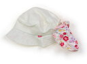 ミキハウス miki HOUSE 帽子 Hat/Cap 女の子 アイボリー、ピンク、花柄 子供服 ベビー服 キッズ アウトレット ユーズド 【中古】キッズ・ベビ...