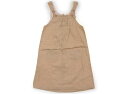 ミキハウス miki HOUSE ジャンパースカート 130 女の子 ベージュ 子供服 ベビー服 キッズ アウトレット ユーズド 【中古】キッズ・ベビー・マタニ...