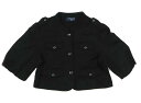 コムサデモード COMME CA DU MODE ジャケット・ブレザー 130 女の子 ブラック 子供服 ベビー服 キッズ アウトレット ユーズド 【中古】キッ...