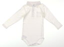プチバトー PETIT BATEAU ロンパース 80 男の子 ホワイト 子供服 ベビー服 キッズ アウトレット ユーズド 【中古】キッズ・ベビー・マタニティ(4)