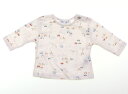 ザラ ZARA Tシャツ・カットソー 60 男の子 オフ白・ブルー・オレンジ・車柄 子供服 ベビー服 キッズ アウトレット ユーズド 【中古】キッズ・ベビー・マ...