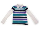 トミーヒルフィガー Tommy Hilfiger ポロシャツ 100 女の子 白・エメラルドグリーン・ネイビー・紫・ボーダー 子供服 ベビー服 キッズ アウトレット ユーズド 【中古】キッズ・ベビー・マタニティ