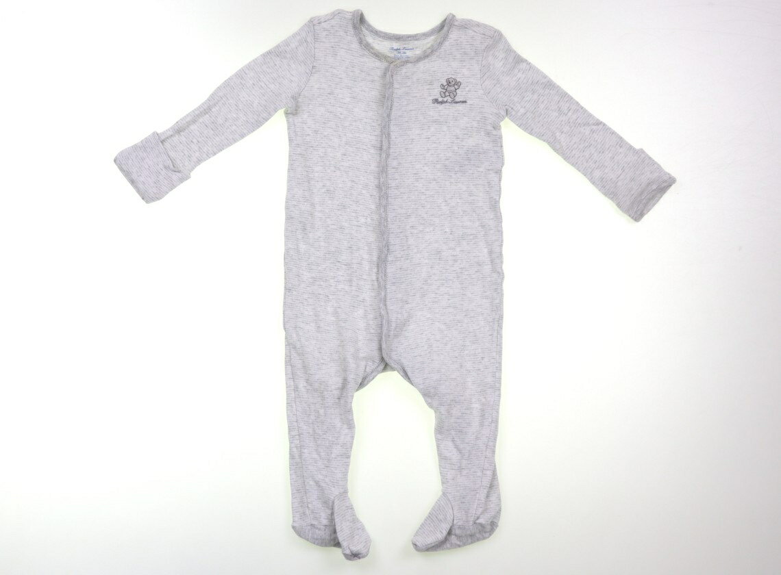 ラルフローレン Ralph Lauren オールインワン 70 女の子 グレー・ボーダー 子供服 ベビー服 キッズ アウトレット ユーズド 【中古】キッズ・ベビー・マタニティ